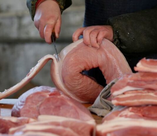 China’s 2022 pork output highest in eight years
