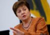 IMF chief expects to keep 2023 global growth forecast steady at 2.7%