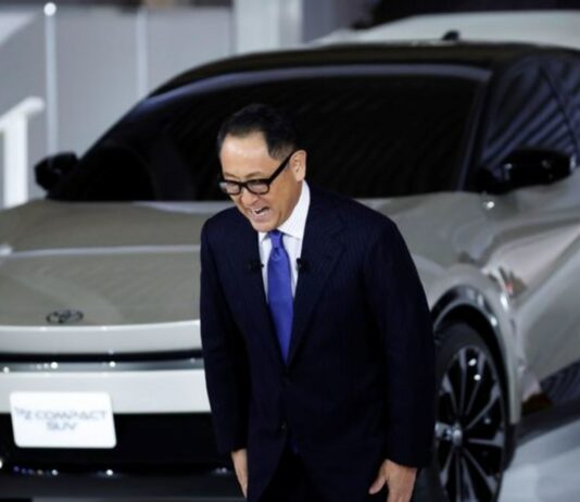 Toyota leader Akio Toyoda to step down as president and chief executive