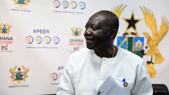 Ghana finance minister to travel to China for debt talks - source