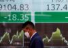 Asian shares braced for China data, Fed speakers