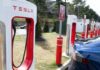 Strange bedfellows: Auto rivals embrace Tesla EV chargers