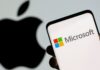 Microsoft briefly overtakes Apple as world’s most valuable company