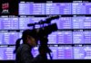 Asia shares nudge higher as US, EU inflation data loom