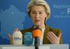 EU ready for ‘tough decisions to protect economy’, von der Leyen tells China
