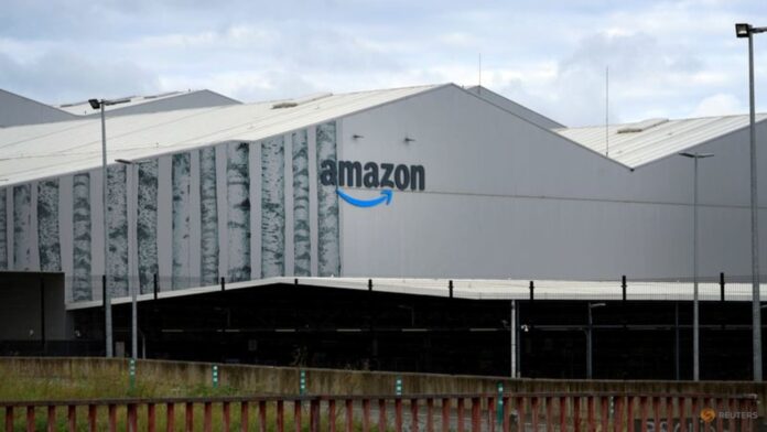 Amazon shares tumble on slowing online sales growth
