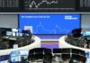 US stocks fall, gold hits record amid Middle East tensions