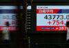 Asian shares rise as Japan politics weigh on yen