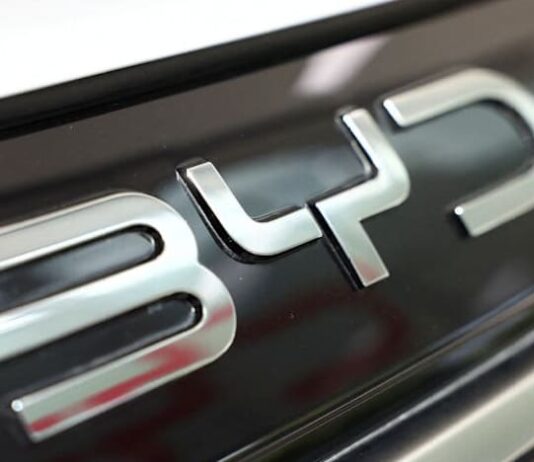 BYD’s October vehicle sales down 12% from year earlier