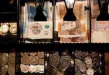 Sterling eases after UK inflation, dollar rises ahead of Nvidia results