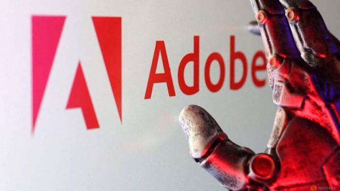 Adobe sees upbeat annual results on AI, design software strength