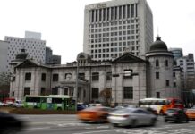 Bank of Korea sold a net $1.745 billion for FX intervention in Q3