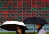Tech jitters dent stocks before central banks take centre stage