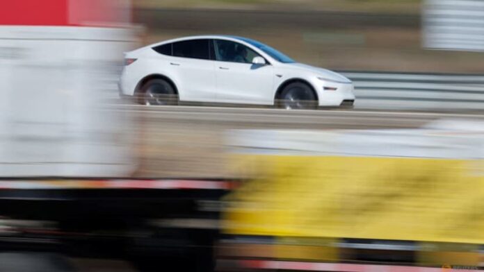 Tesla shares jump as Musk confirms driverless robotaxi testing