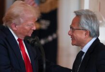 Trump met with Nvidia CEO Jensen Huang about export controls, CBS News’ reporter says