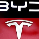 Tesla sales slip as it loses EV crown to China’s BYD in 2025