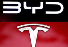 Tesla sales slip as it loses EV crown to China’s BYD in 2025
