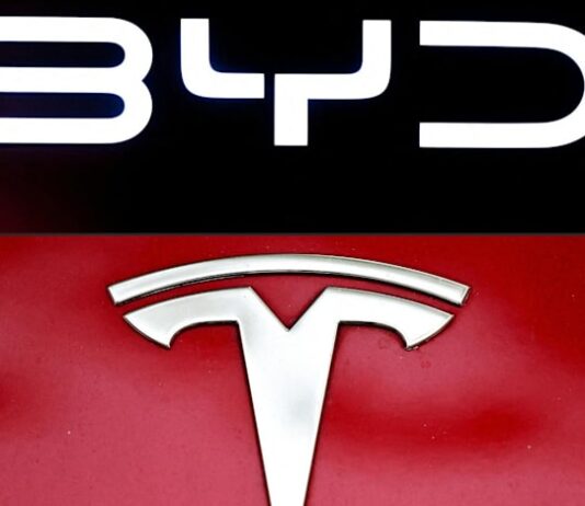 Tesla sales slip as it loses EV crown to China’s BYD in 2025