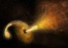 Black hole continues to belch years after chewing up a star