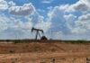 Oil prices fall on supply forecast, easing risk