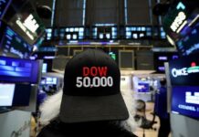 Dow confirms correction as traders worry about war
