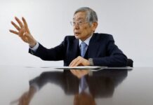 Ex-BOJ chief Kuroda sees 3-4 more rate hikes to 1.5% in 2027, Asahi interview shows