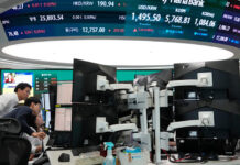 Asian stocks rally, crude drops on lingering hope for a peace deal