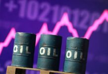 Oil rises on stalled peace talks while Wall Street stocks slip