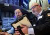US stocks gain, dollar dips on hopes for Iran war negotiations