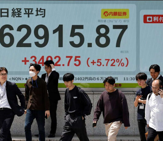 Asian stocks hit record high, dollar wobbles on US-Iran peace deal hopes