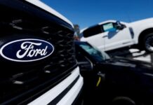 Ford stock surges 13% on investor optimism for new energy storage business