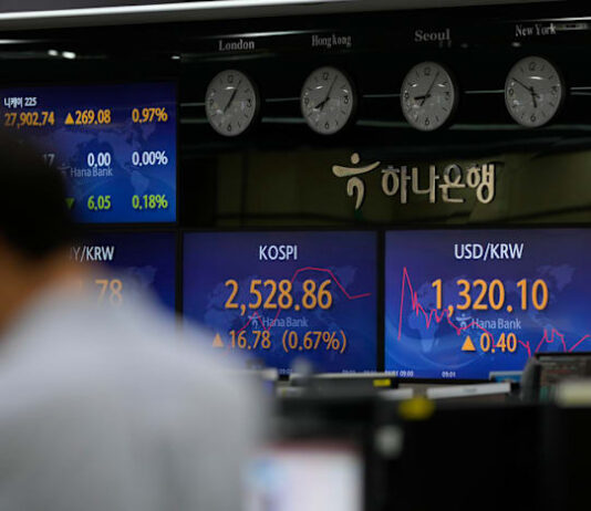 Asian stocks track Wall Street tech bounce, oil eases on Middle East hope