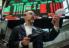 Equities fall while oil slips amid uncertain Middle East outlook