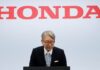 Honda CEO apologises for company’s loss, wins investor backing at annual meeting