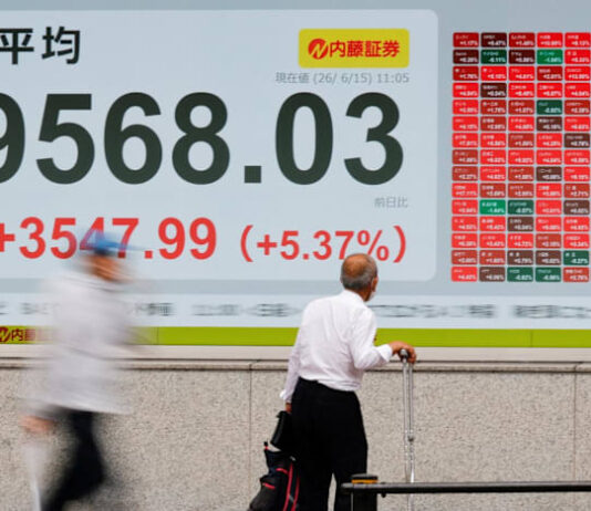 Japanese stocks surge, government bond yields tumble as US, Iran reach peace deal