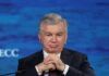 Uzbek president pledges continued reforms, tax-free zone at Tashkent forum