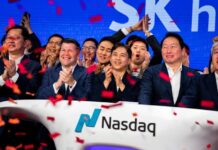South Korean chip giant SK hynix surges on first day of trading on Wall Street