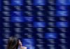 Stocks ease despite upbeat Samsung forecast, yen languishes