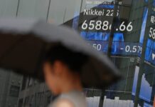 Asian chip firms lifted by Nvidia forecast but broader markets struggle