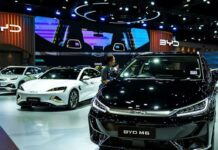 BYD’s sales rise for third month, buoyed by exports