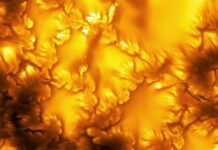Swirling, vortex-like patterns observed on the sun’s surface