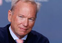 Former Google CEO Schmidt owns 1% stake in Anthropic, Bloomberg reports
