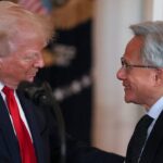 Trump discloses Nvidia stock trades as he prepares to honor CEO Huang