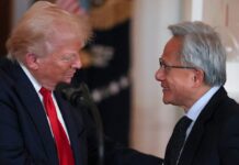 Trump discloses Nvidia stock trades as he prepares to honor CEO Huang