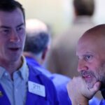 Yields fall after US 10-year hits highest since 2002; stocks, euro also decline